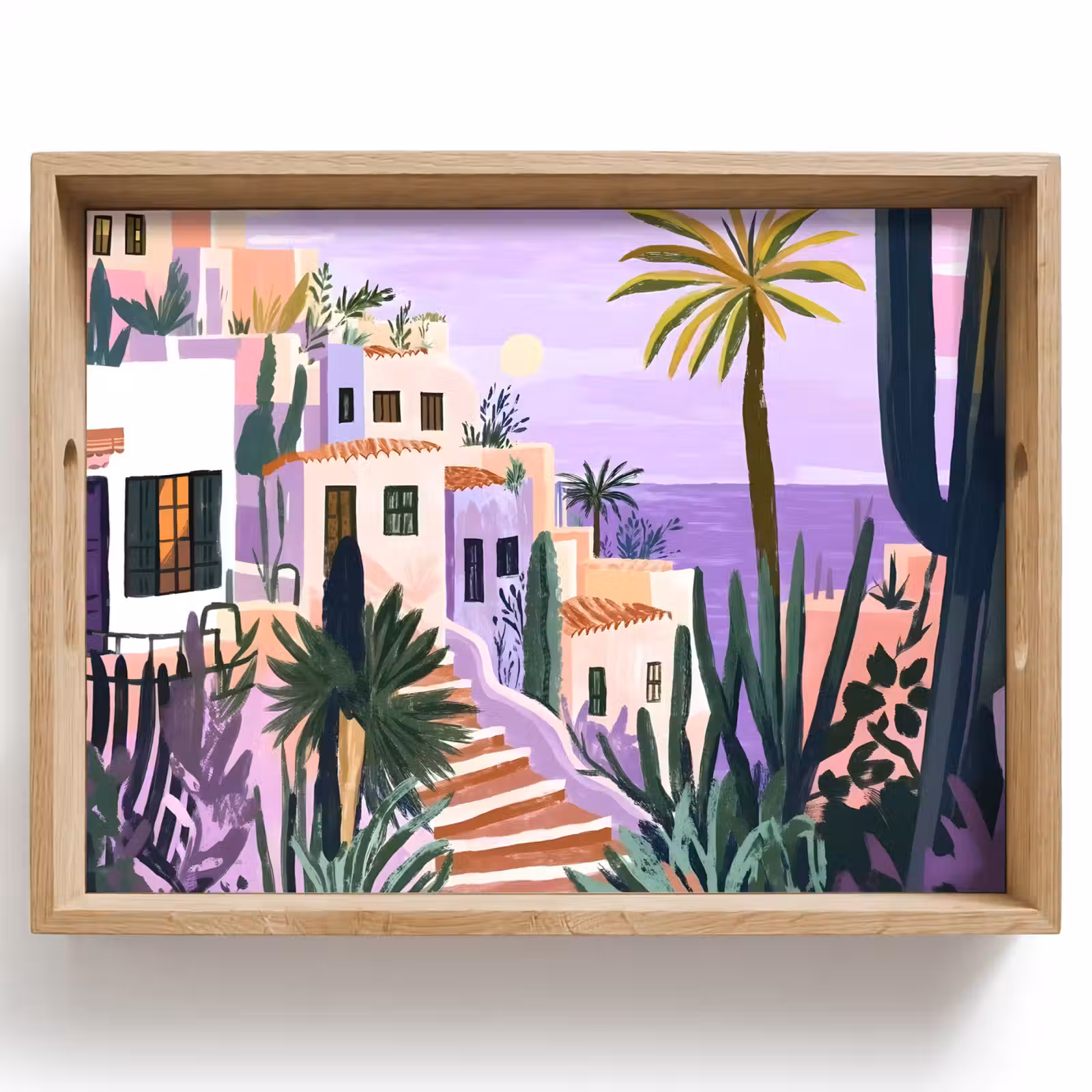 Vassoio - Case - Minimalista - Palme - Costiera — 1
