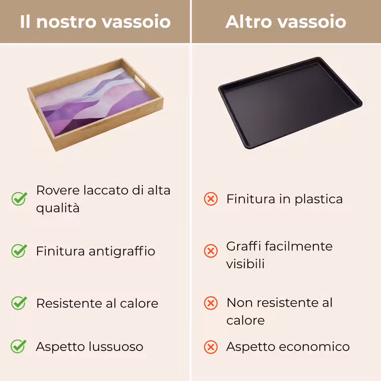Vassoio - Astratto - Colline - Paesaggio - Viola — 9