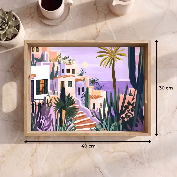 Vassoio - Case - Minimalista - Palme - Costiera — 7
