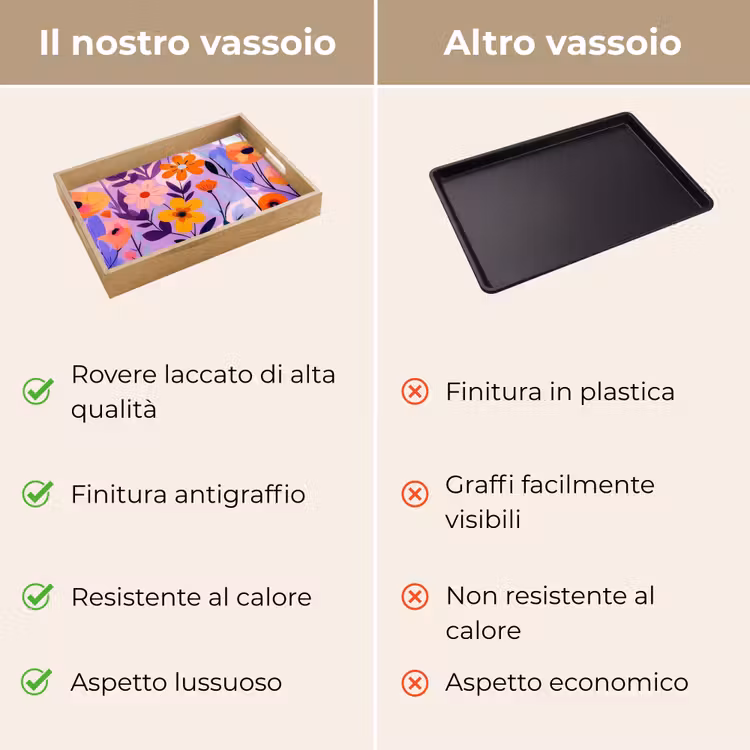 Vassoio - Fiori - Colorati - Foglie — 9