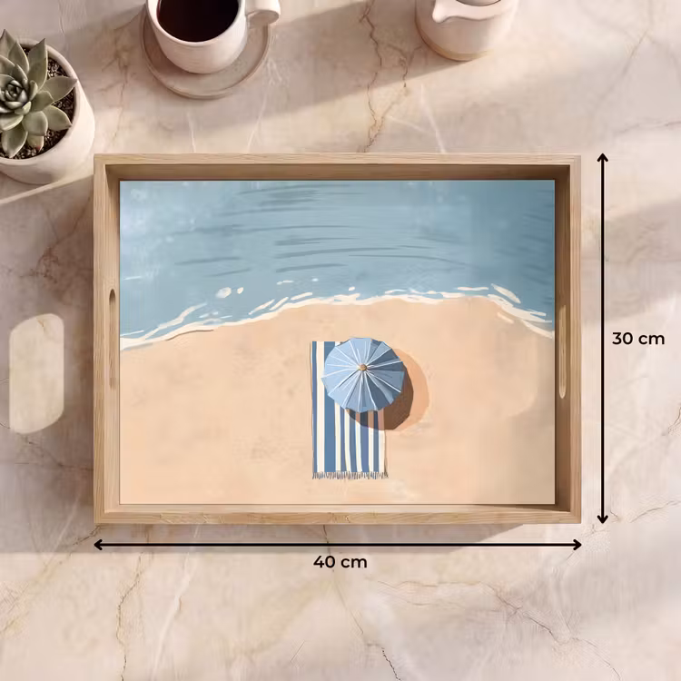 Vassoio - Telo mare - Strisce - Ombrellone - Spiaggia — 7
