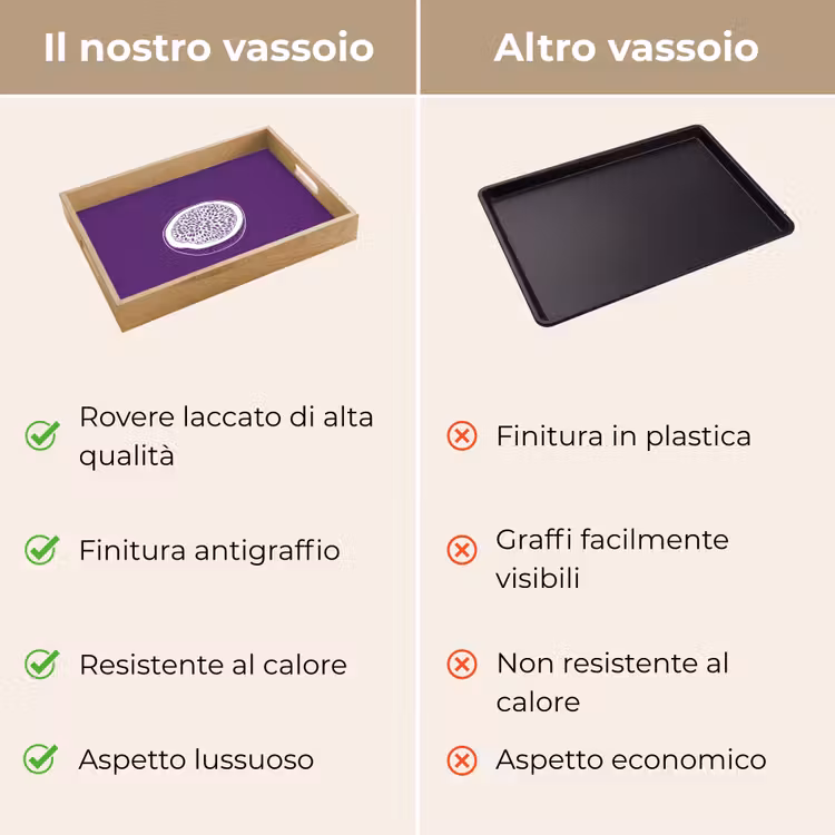 Vassoio - Frutto della passione - Semi - Viola - Minimalista — 9