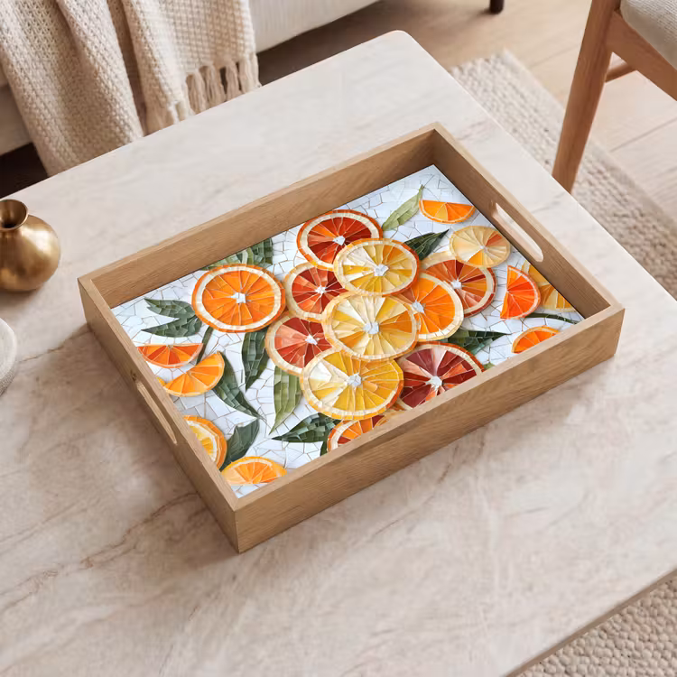 Vassoio - Fette - Frutta - Arancia - Mosaico — 2