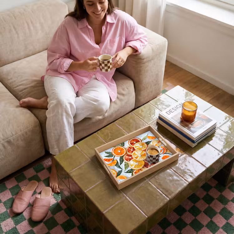 Vassoio - Fette - Frutta - Arancia - Mosaico — 4