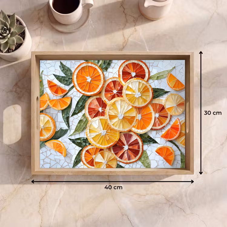 Vassoio - Fette - Frutta - Arancia - Mosaico — 7
