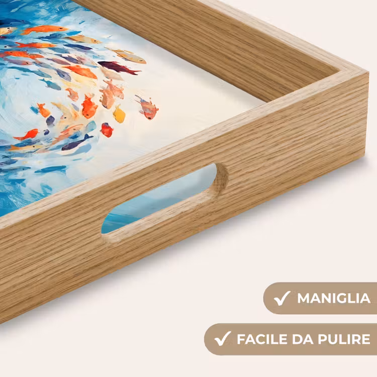 Vassoio - Mare - Pesce - Colorato - Dinamico — 8