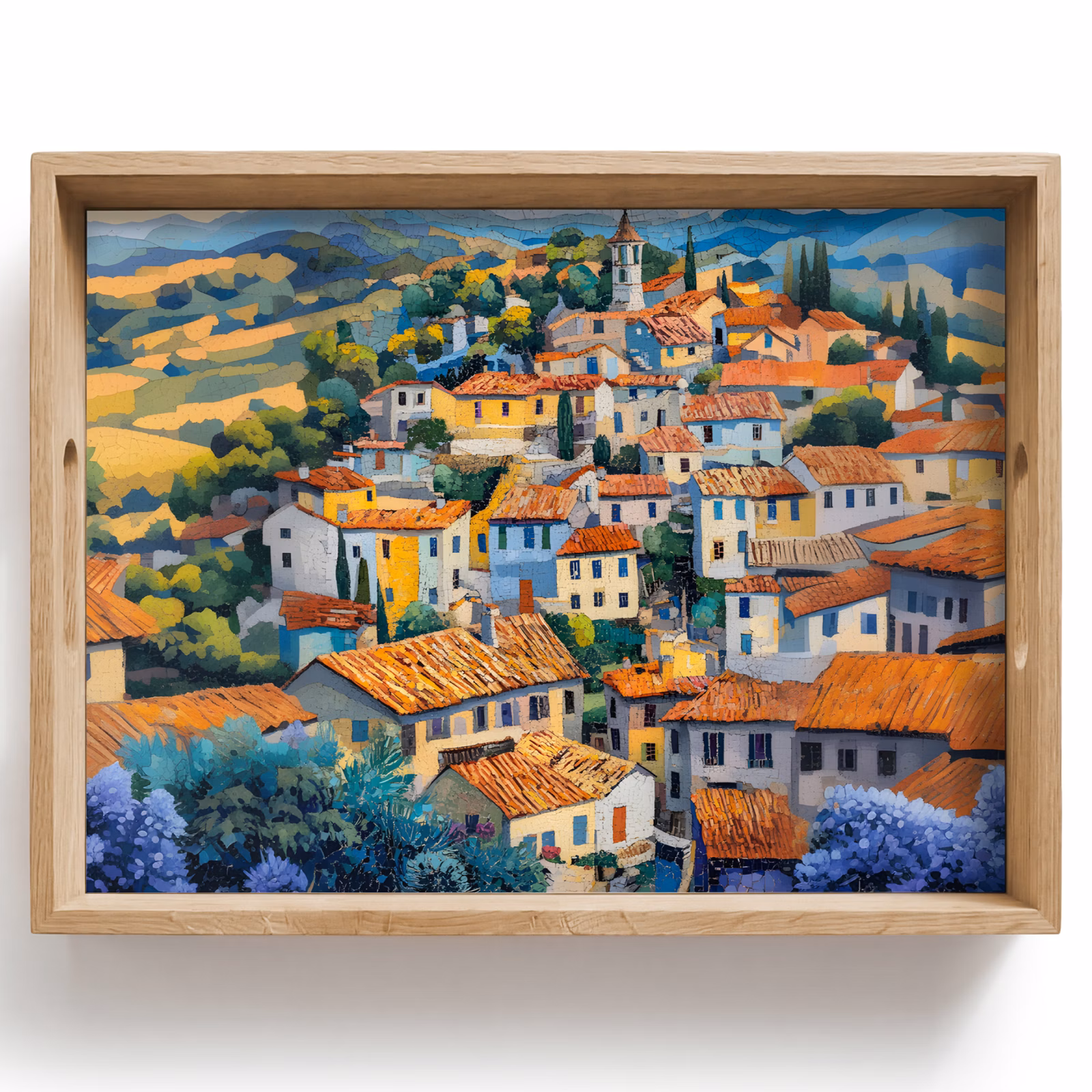 Vassoio - Villaggio - Colline - Paesaggio - Alberi — 1