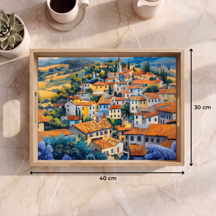 Vassoio - Villaggio - Colline - Paesaggio - Alberi — 7