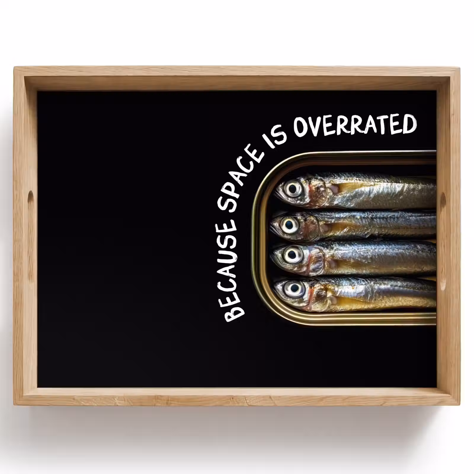 Vassoio - Sardine - Testo - Pesce - In scatola — 1