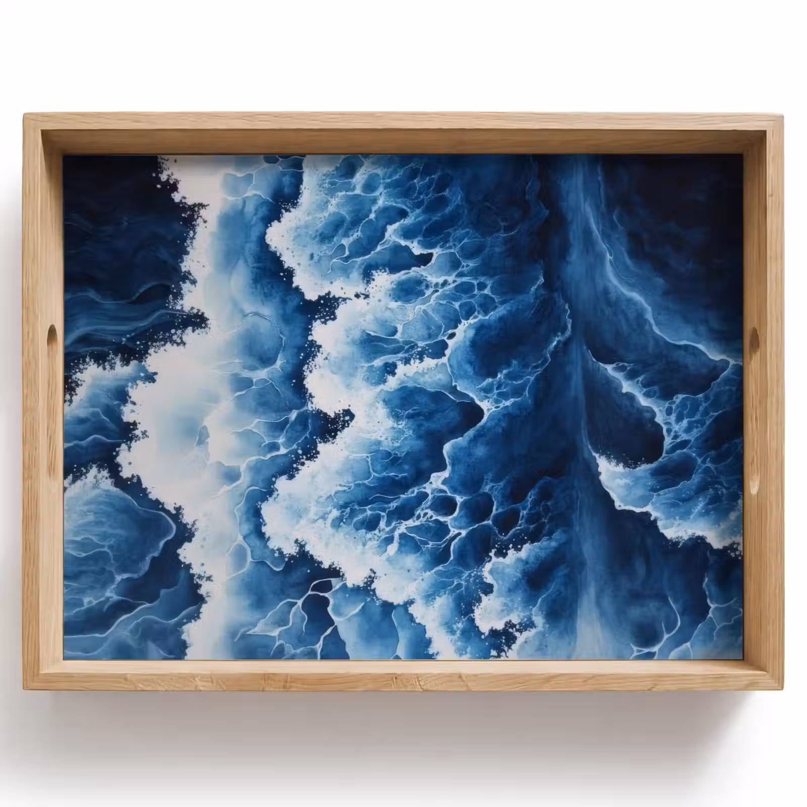 Vassoio - Onde - Blu - Schiuma — 1