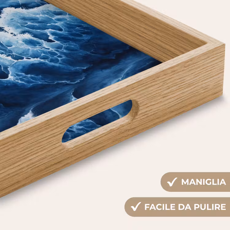 Vassoio - Onde - Blu - Schiuma — 8