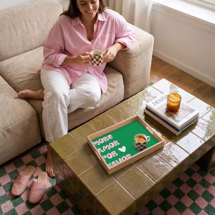 Vassoio - Amor - San Valentino - Verde - Testo — 4