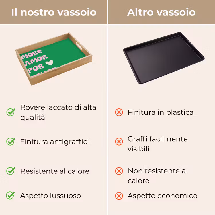 Vassoio - Amor - San Valentino - Verde - Testo — 9
