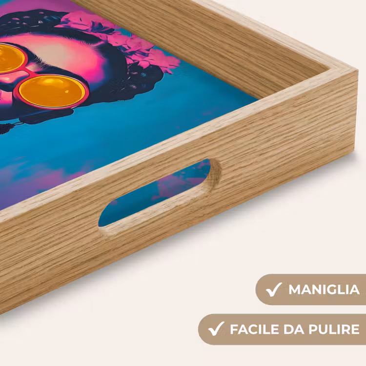 Vassoio - Donna - Gomma da masticare - Occhiali da sole - Arancione — 8
