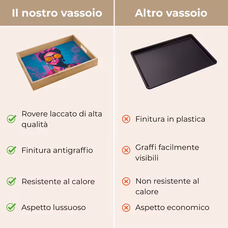 Vassoio - Donna - Gomma da masticare - Occhiali da sole - Arancione — 9