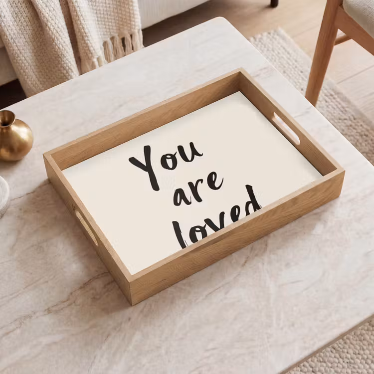 Vassoio - Minimalista - Beige - Amore — 2