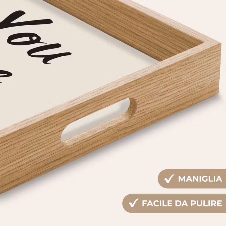 Vassoio - Minimalista - Beige - Amore — 8