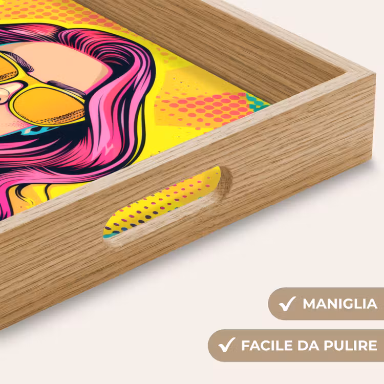 Vassoio - Occhiali da sole - Donna - Sole - Giallo — 8