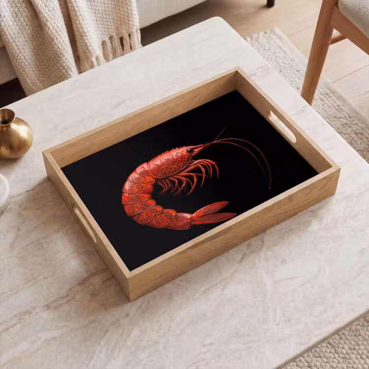 Vassoio - Gambero - Rosso - Animali — 2