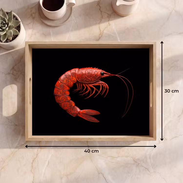 Vassoio - Gambero - Rosso - Animali — 7