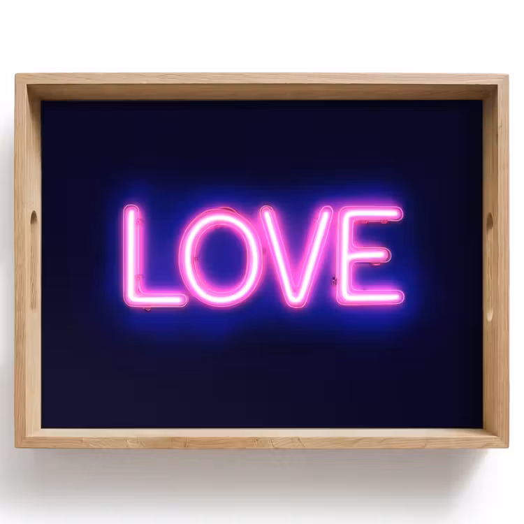 Vassoio - Neon - Amore - San Valentino — 1