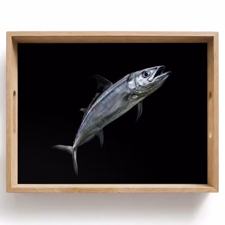 Vassoio - Sgombro - Pesce - Nero — 1
