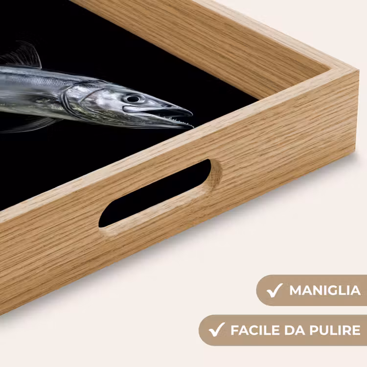 Vassoio - Sgombro - Pesce - Nero — 8