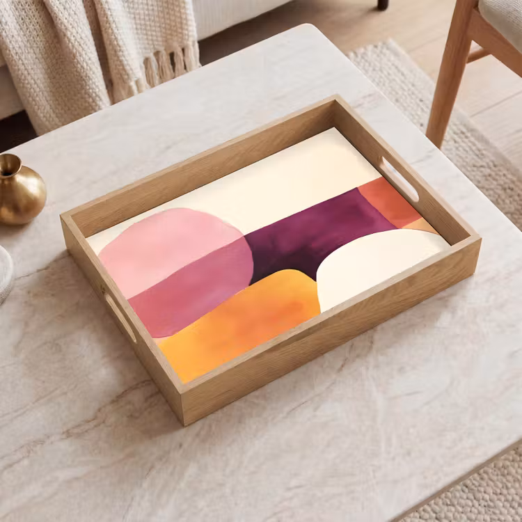 Vassoio - Forme - Astratte - Colorate — 2