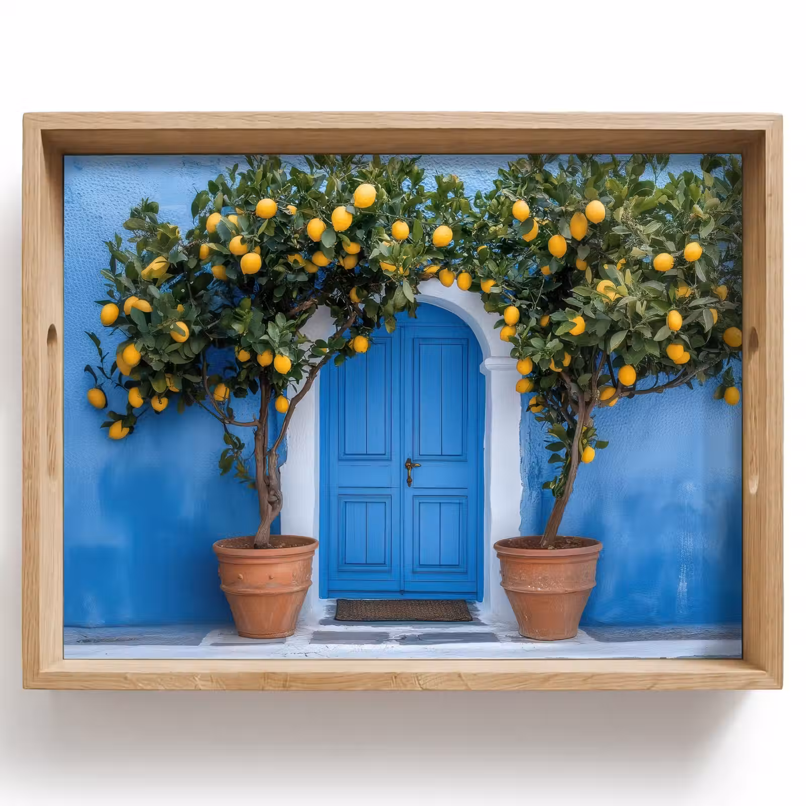 Vassoio - Limoni - Giallo - Porta - Vasi — 1
