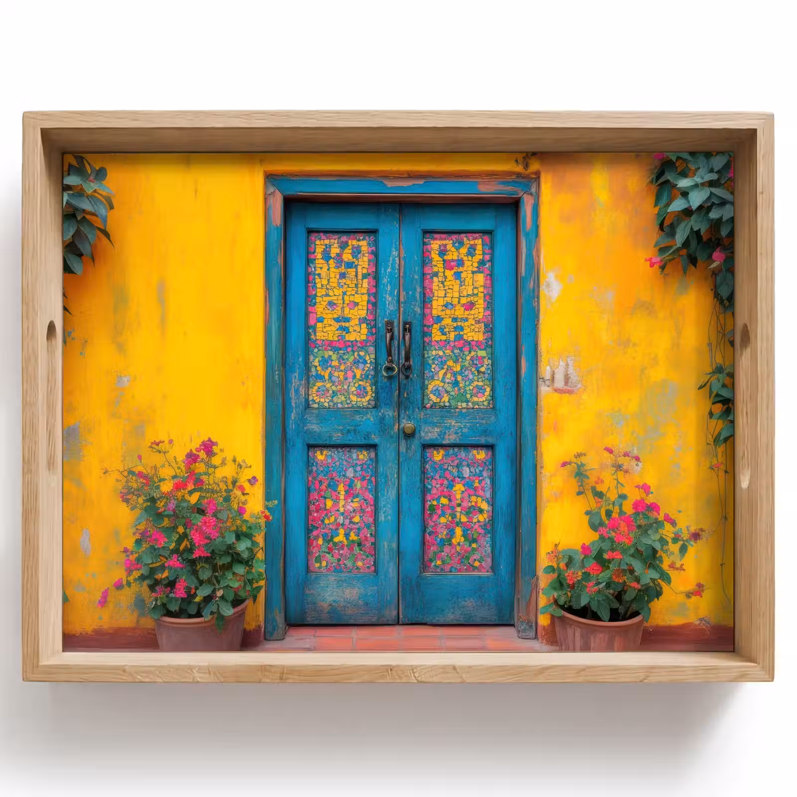 Vassoio - Porte - Colorate - Piante — 1