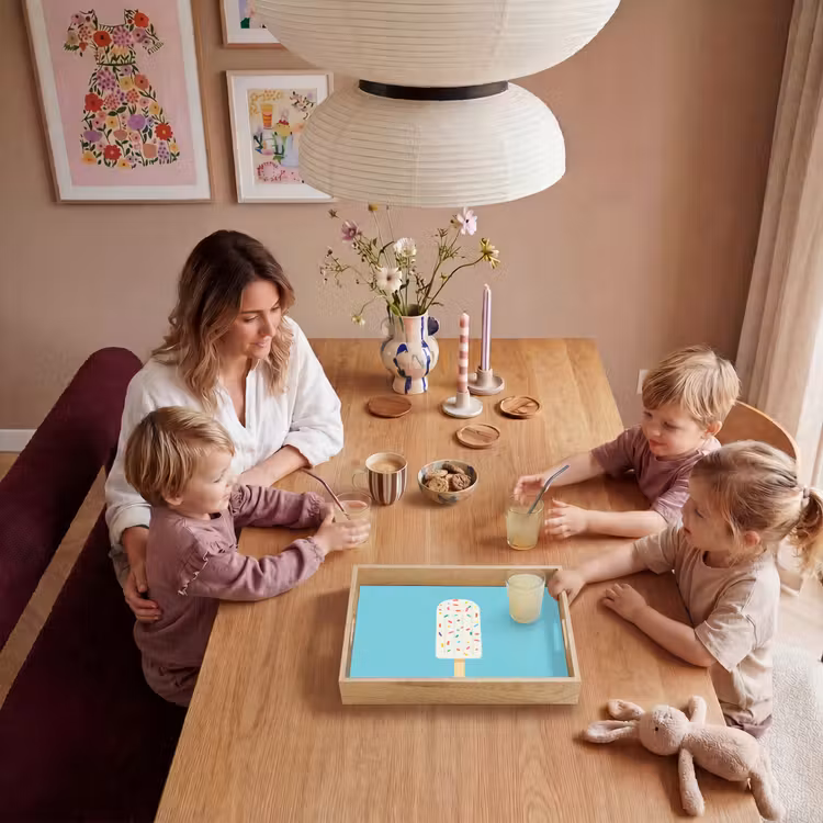 Vassoio - Gelato - Bastoncino - Spolverini - Azzurro — 5