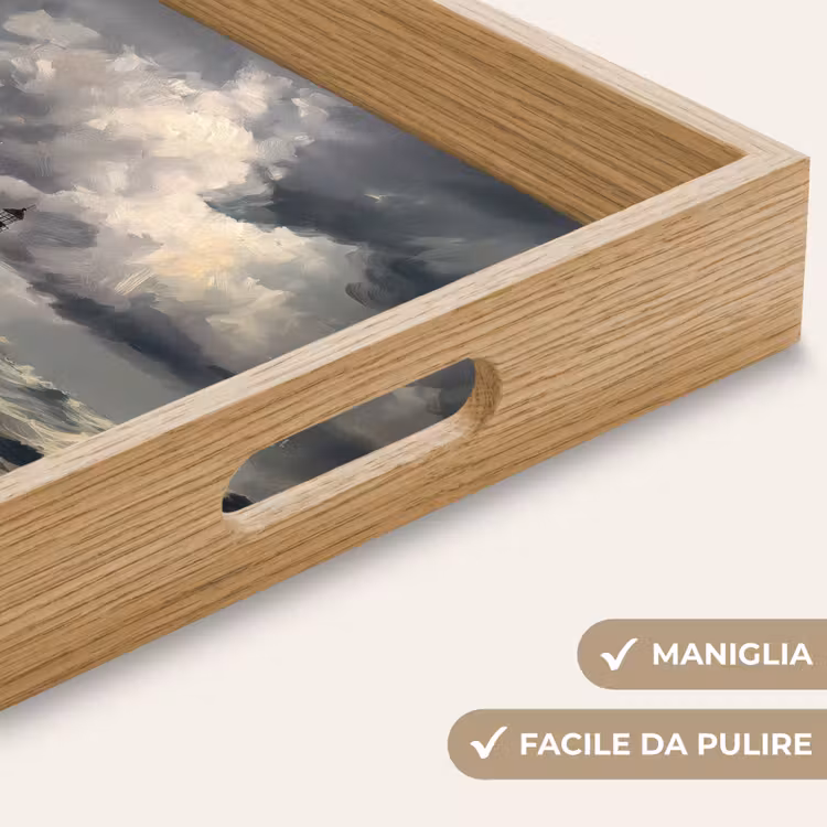 Vassoio - Faro - Onde - Tempesta — 8