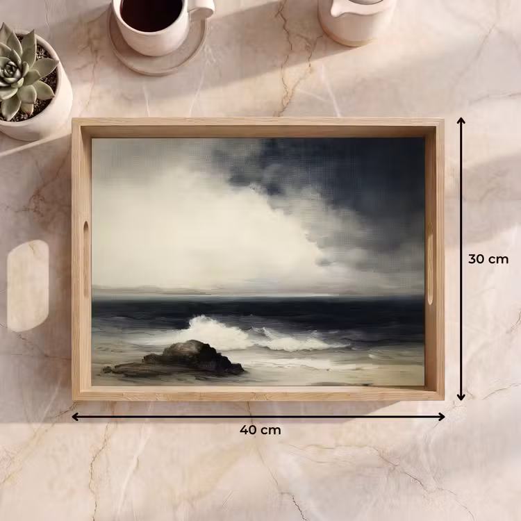 Vassoio - Mare - Rocce - Tempesta — 7