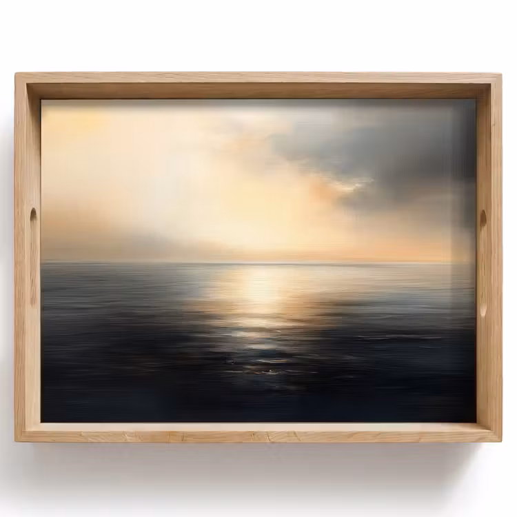 Vassoio - Sole - Orizzonte - Mare — 1