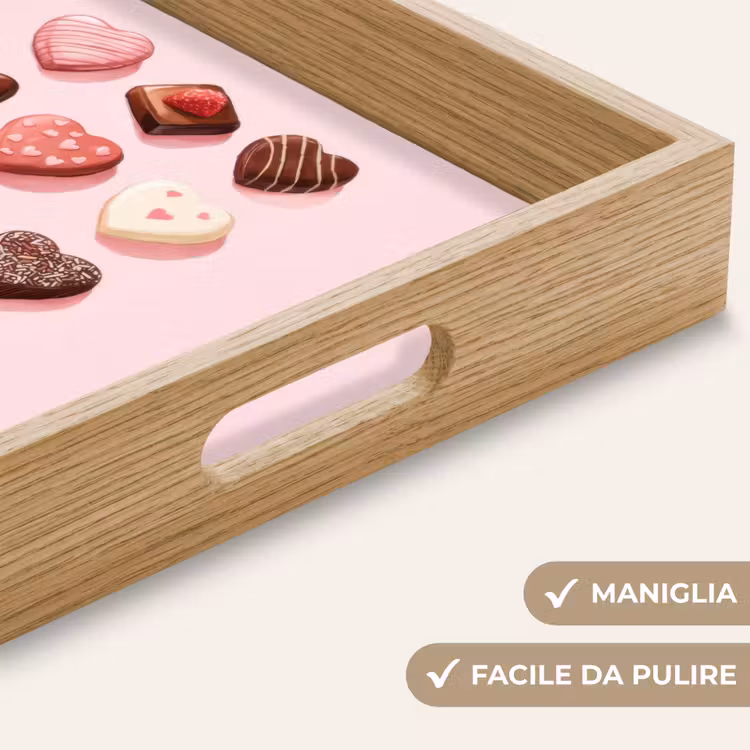 Vassoio - Cioccolatini - A forma di cuore - Dearest — 8