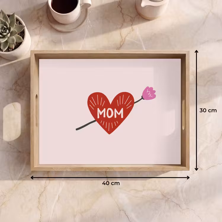 Vassoio - Cuore - Rosso - Fiore - Madre — 7