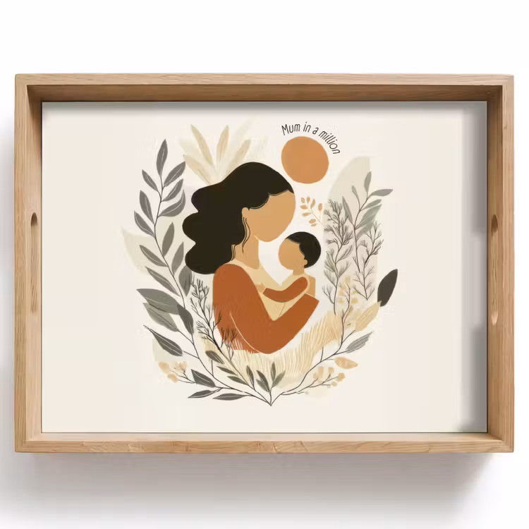 Vassoio - Illustrazione - Citazione - Madre — 1