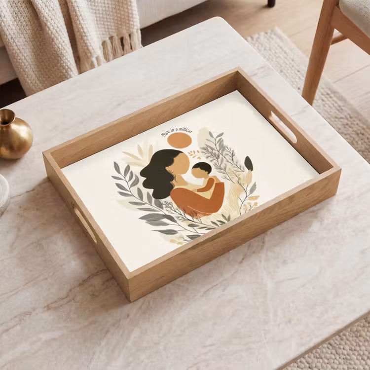 Vassoio - Illustrazione - Citazione - Madre — 2