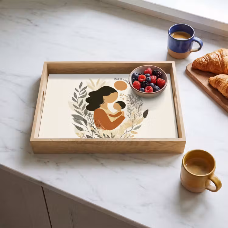 Vassoio - Illustrazione - Citazione - Madre — 3