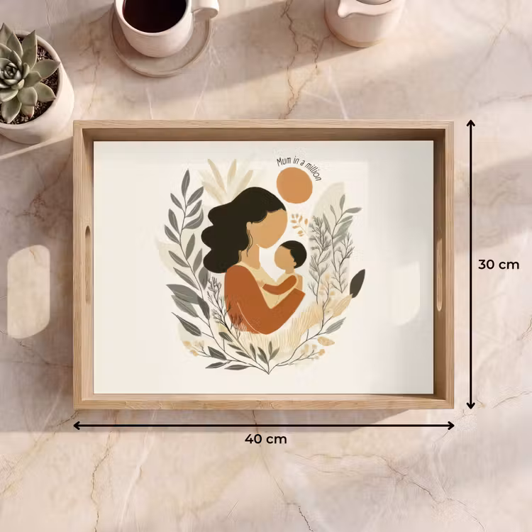 Vassoio - Illustrazione - Citazione - Madre — 7