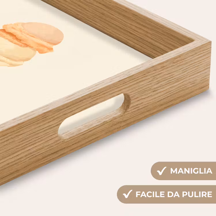 Vassoio - Minimalista - Paletta per gelato - Corno - Beige — 8