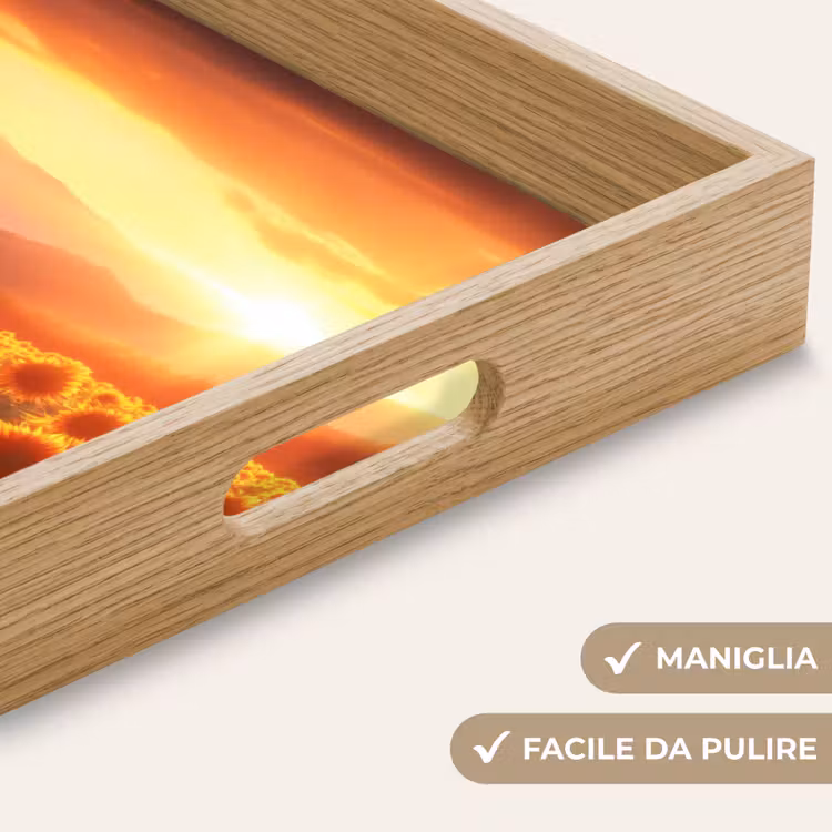 Vassoio - Girasoli - Tramonto - Paesaggio — 8