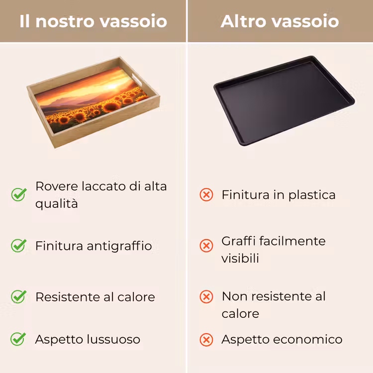 Vassoio - Girasoli - Tramonto - Paesaggio — 9