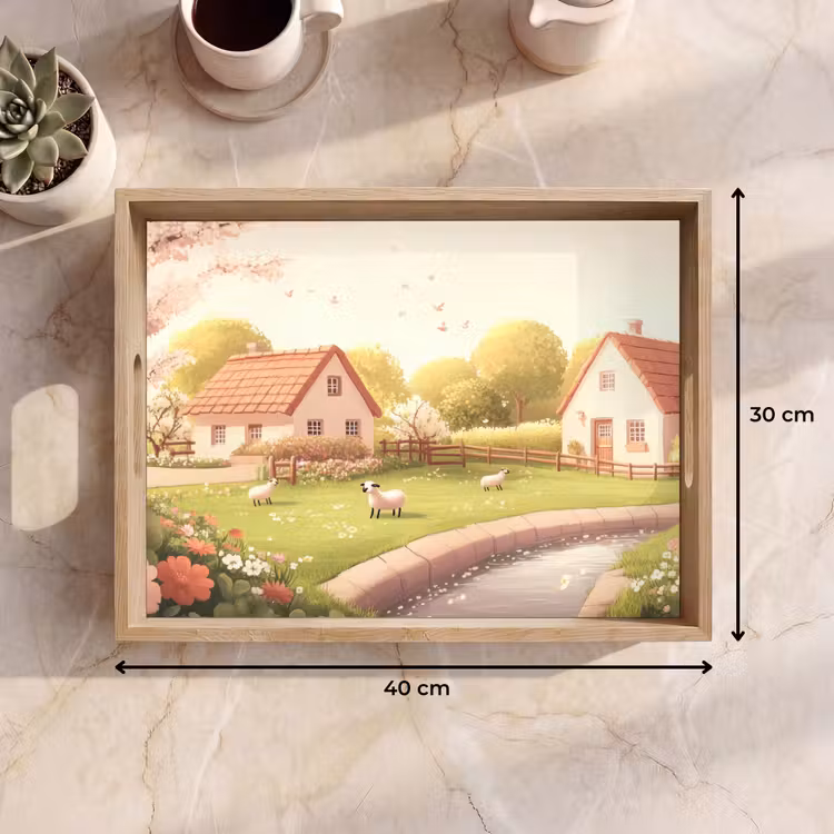 Vassoio - Pecora - cottage - campagna — 7