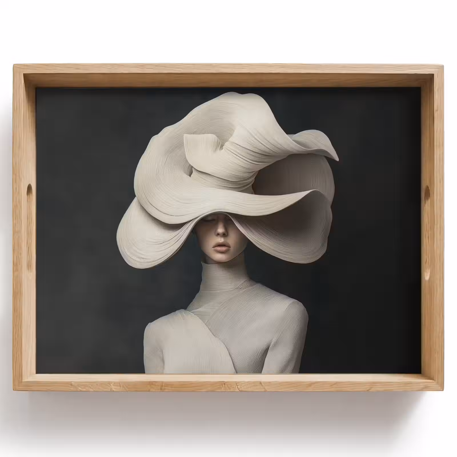 Vassoio - Moderno - Donna - Cappello — 1