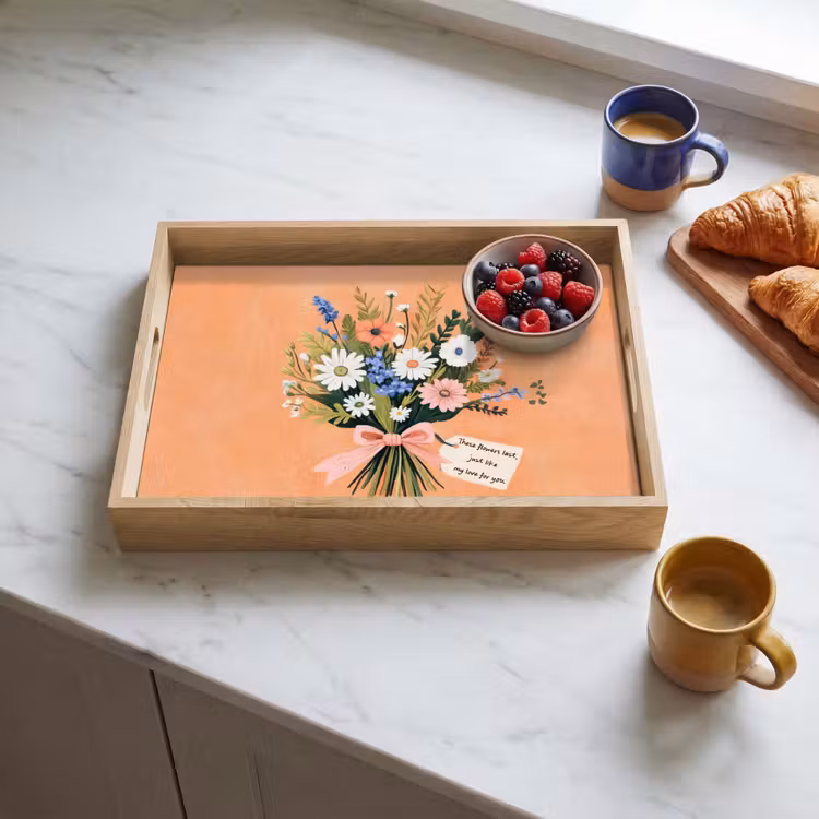 Vassoio - Bouquet - Fiocco - Citazione — 3