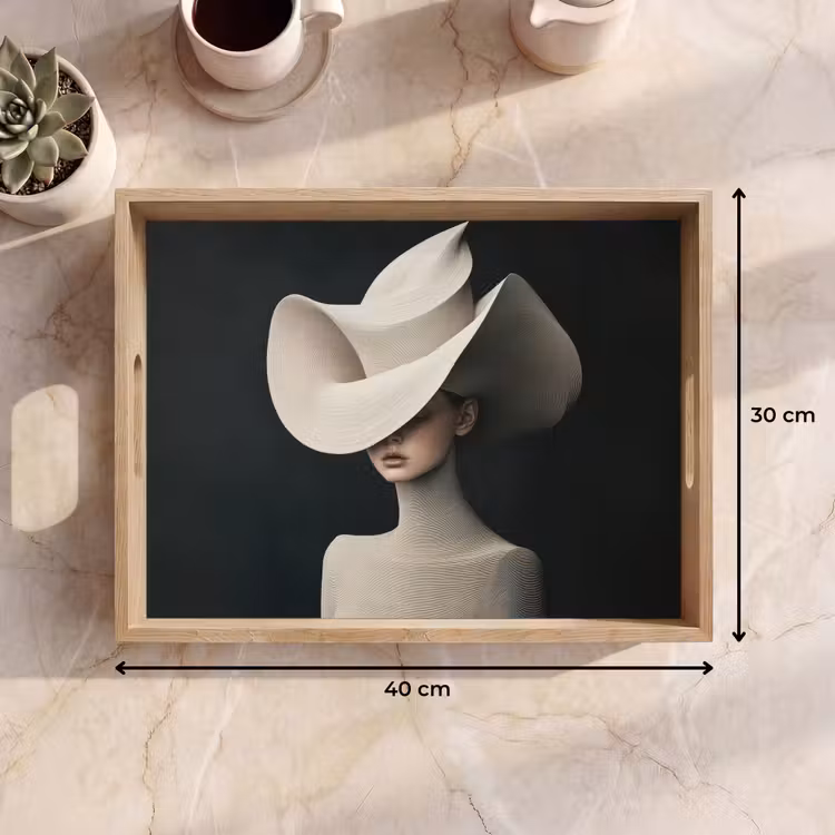 Vassoio - Donna - Mosso - Cappello — 7