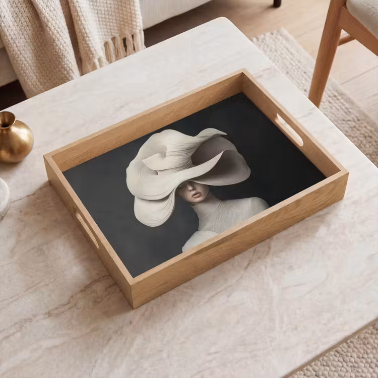 Vassoio - Moderno - Donna - Cappello — 2