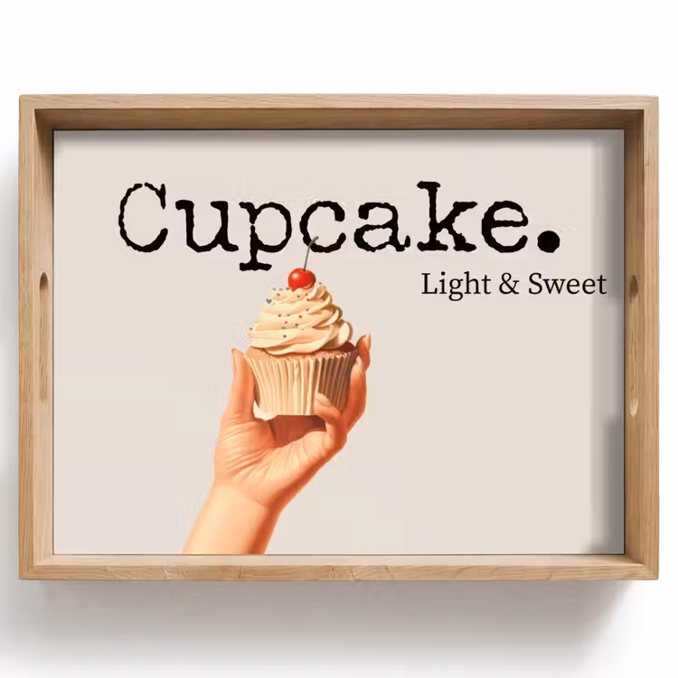 Vassoio - Cupcake - Dolce - Ciliegia — 1