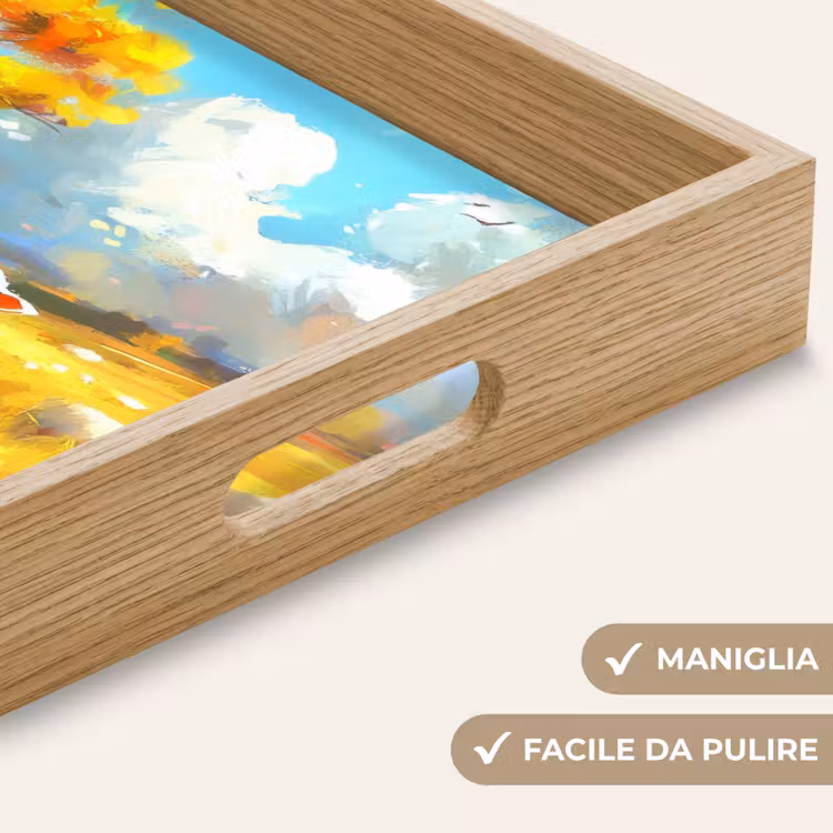 Vassoio - Pecore - Prato - Fiori — 8